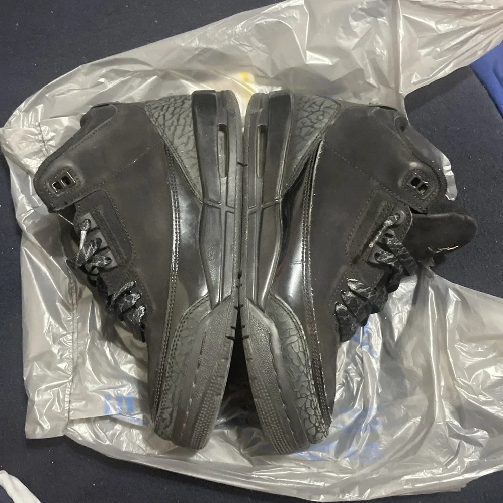 Air Jordan 3 Black Cat GS Size 6Y 2025 Used